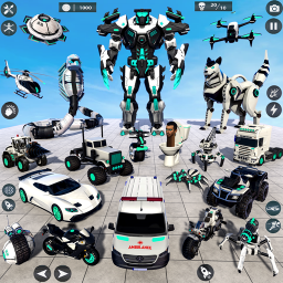 دانلود Ambulance Robot Transform Game