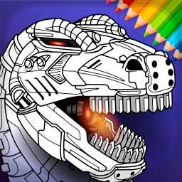 دانلود Dino Robots Coloring for Boys