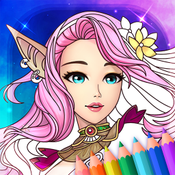 دانلود Fantasy Love Coloring Book