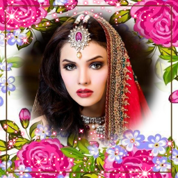 دانلود Rose flower photo frame