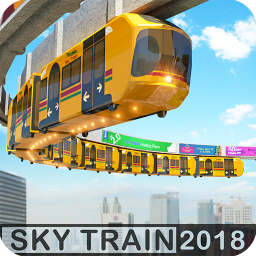 Elevated Train Driving Simulator: Sky Tram Driver