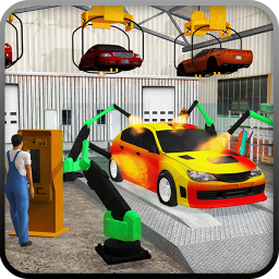 Gas Station & Car Service Mechanic Tow Truck Games