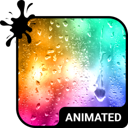 دانلود Color Rain Keyboard Wallpaper