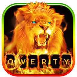 دانلود Fire Lion Keyboard + Wallpaper