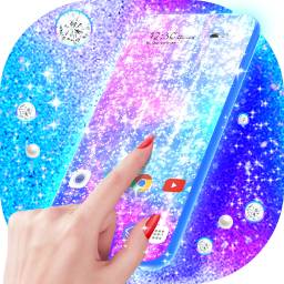 دانلود Neon Glitter Wallpaper Theme