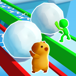 دانلود Snowball Race 3D: Ice Bridge