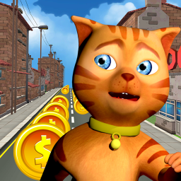 دانلود Cat Leo Run - Talking Cat Run