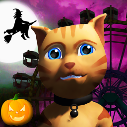 دانلود Halloween Cat Theme Park 3D