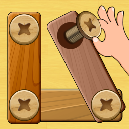 دانلود Wood Nuts & Bolts Puzzle