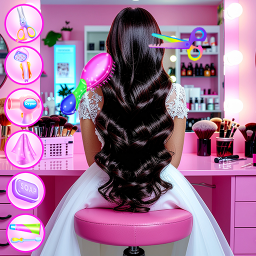 دانلود Glam Girl Hair Salon Makeover