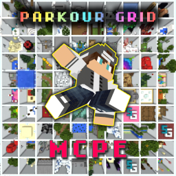 دانلود Parkour Grid MCPE Map