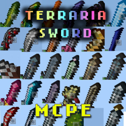 دانلود MCPE Terraria Sword Mod