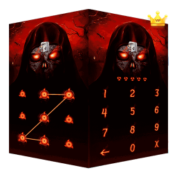 AppLock Live Theme Devil Eyes - Paid Theme