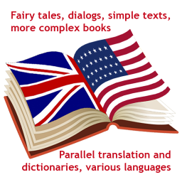 English books, multilingual parallel dictionaries