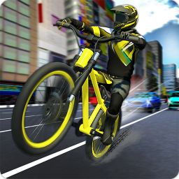 دانلود Crazy Traffic Bicycle Rider 3D