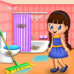 دانلود Girl Family House Cleaning