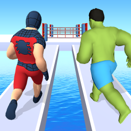 Superhero Bridge Race 3D