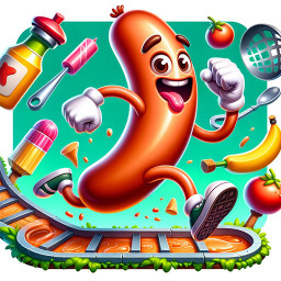 دانلود Sausage Survival Run Game