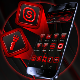 دانلود Red Black Launcher Theme