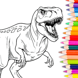 دانلود Dino Coloring: Dinosaur games