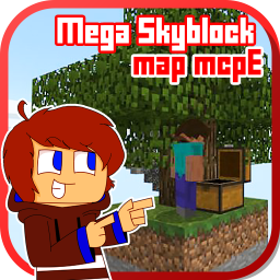 دانلود Mega Skyblock Survival Map for
