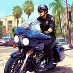 دانلود US Police Bike Chase Game