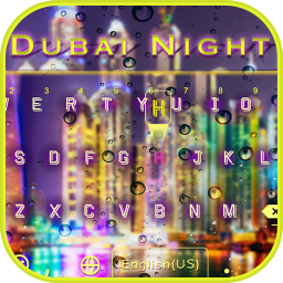 دانلود Dubai Night Keyboard Theme