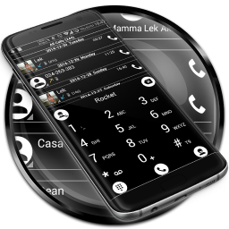 دانلود Dialer Theme Black White drupe