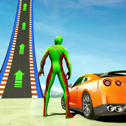 Superhero Car Stunt: Car Games