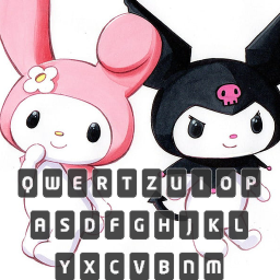 دانلود My Melody and Kuromi Keyboard