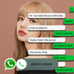 دانلود Lisa BlackPink : Fake chat - fakecall