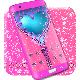 دانلود Girly lock screen zipper