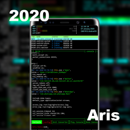 دانلود Geek Launcher -- Aris Hacker Theme
