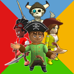 Pirates party: 1-4 players