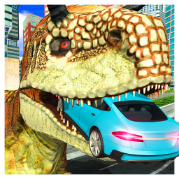 3D Dinosaur Rampage: Destroy City As Real Dino