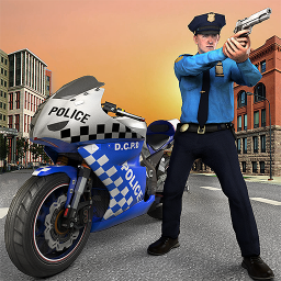 دانلود Police Motor Bike 3D Game 2023