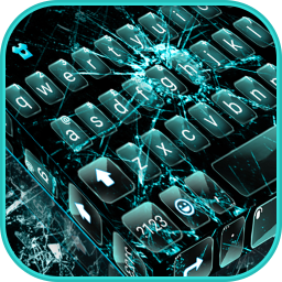 دانلود Broken Crush Glass Keyboard Ba