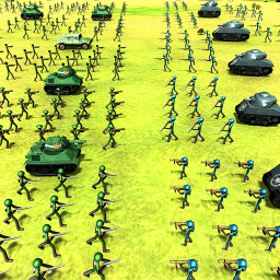 Battle Simulator World War 2 - Stickman Warriors