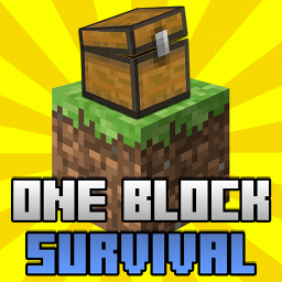 minecraft pe one block survival map download