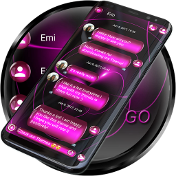 دانلود SMS Theme Sphere Pink - chat