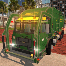 دانلود American Trash Truck Simulator 2020: Offline Games