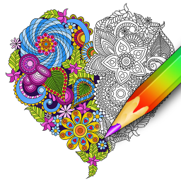 Coloring for adults – relaxing app - coloring book