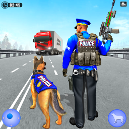 Police Dog Highway Crime Chase