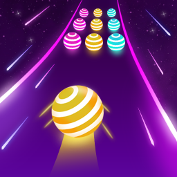 Dancing Ball Color - Road Run Game