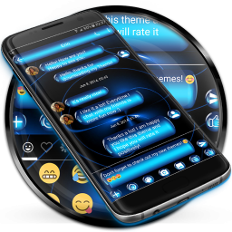 دانلود SMS Messages SpheresBlue Theme
