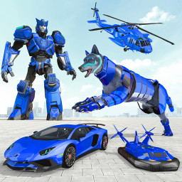Animal Mech Wolf Robot Game