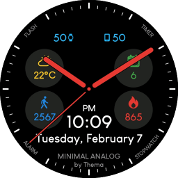 دانلود Minimal Analog Watch Face