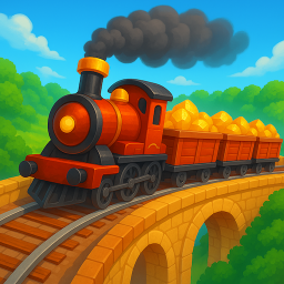 دانلود Train Miner: Idle Railway Game