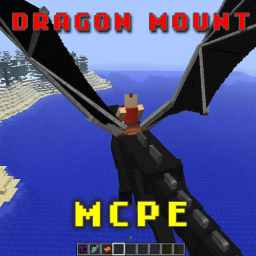 دانلود MCPE Dragon Mounts RideableMod