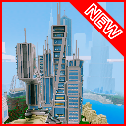 Futuretroplis City map for Minecraft